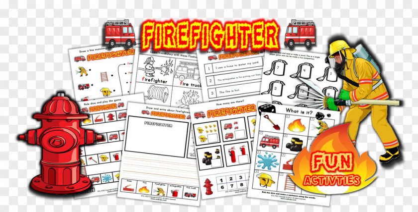 Firefighter Graphic Design Art PNG