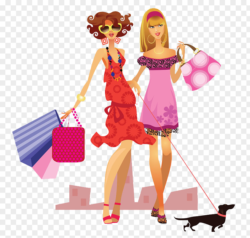 Ladies Shopping Greeting & Note Cards Birthday Greetings Friendship Friend Happy Card PNG