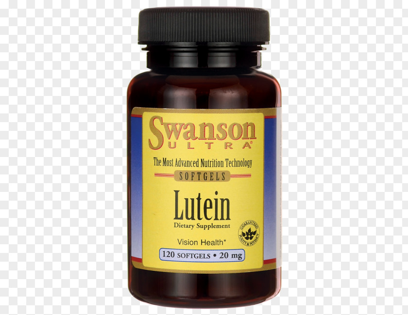 Lutein Dietary Supplement Swanson Health Products Antioxidant Glisodin Coenzyme Q10 PNG