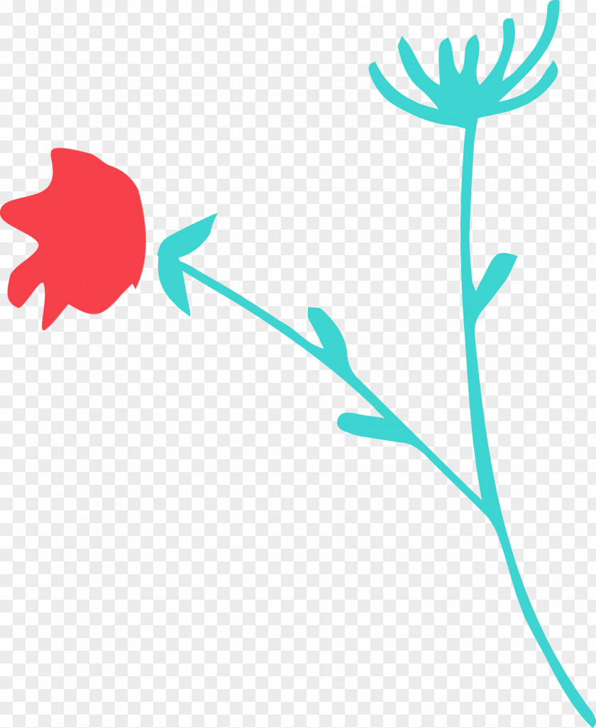 Petal Plant Stem Leaf Line Computer PNG