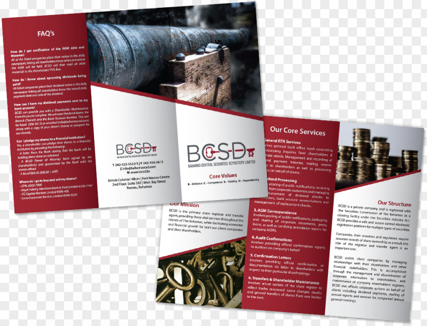 Stock Brochure Brand PNG