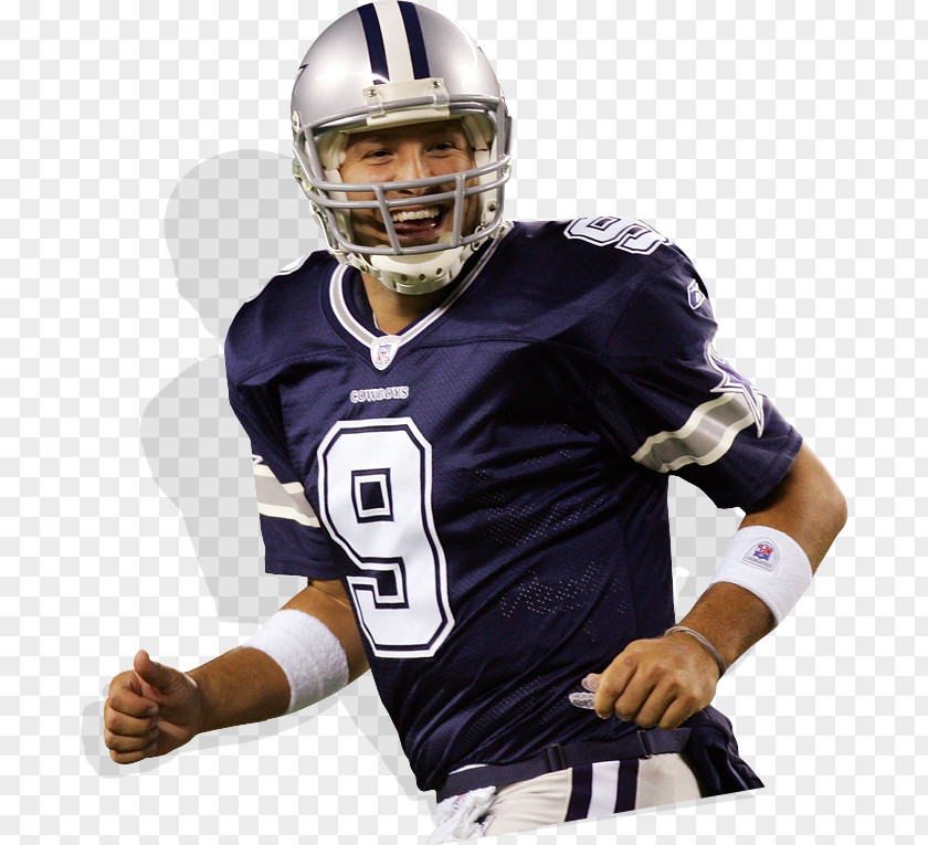 American Football Tony Romo Face Mask Helmets Dallas Cowboys PNG