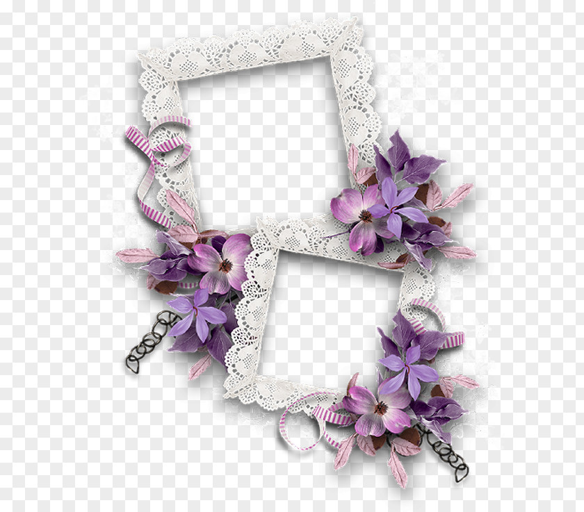 Interior Design Flower Picture Frame PNG