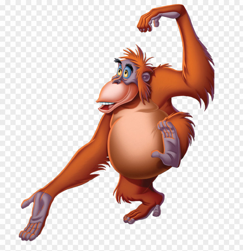 Orangutan King Louie Shere Khan Baloo The Jungle Book Second PNG