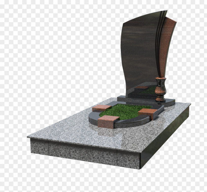 Stone Monument Granite Headstone Cemetery PNG