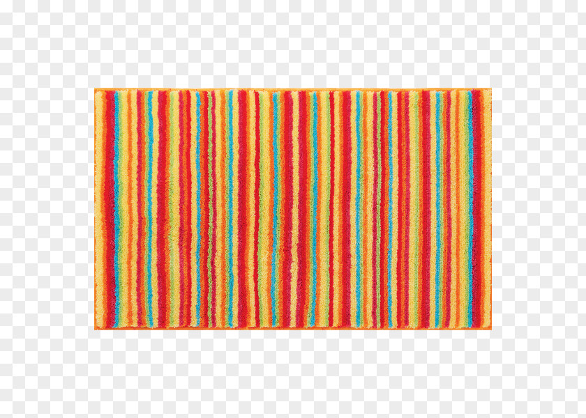 Striped Material Orange Textile Carpet Teal Mat PNG