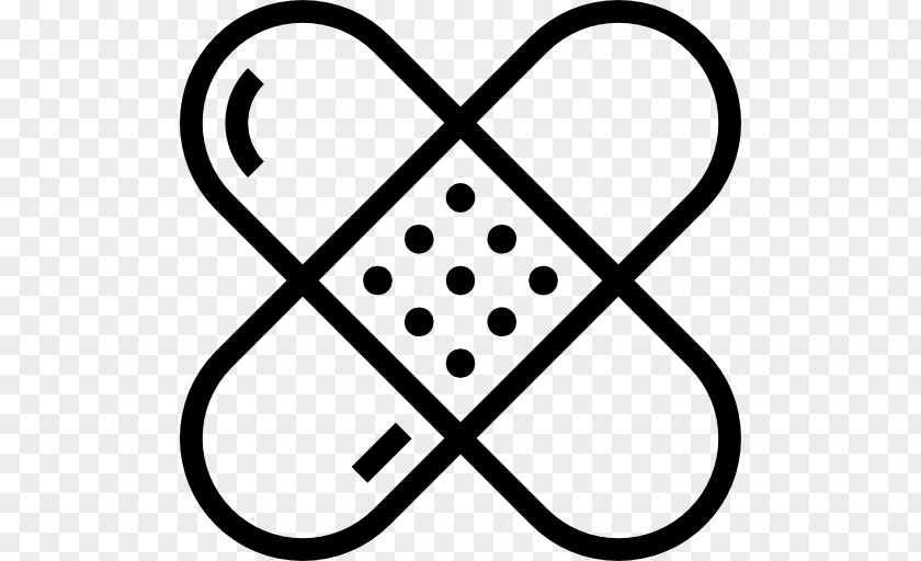 Symbol Adhesive Bandage Medicine PNG