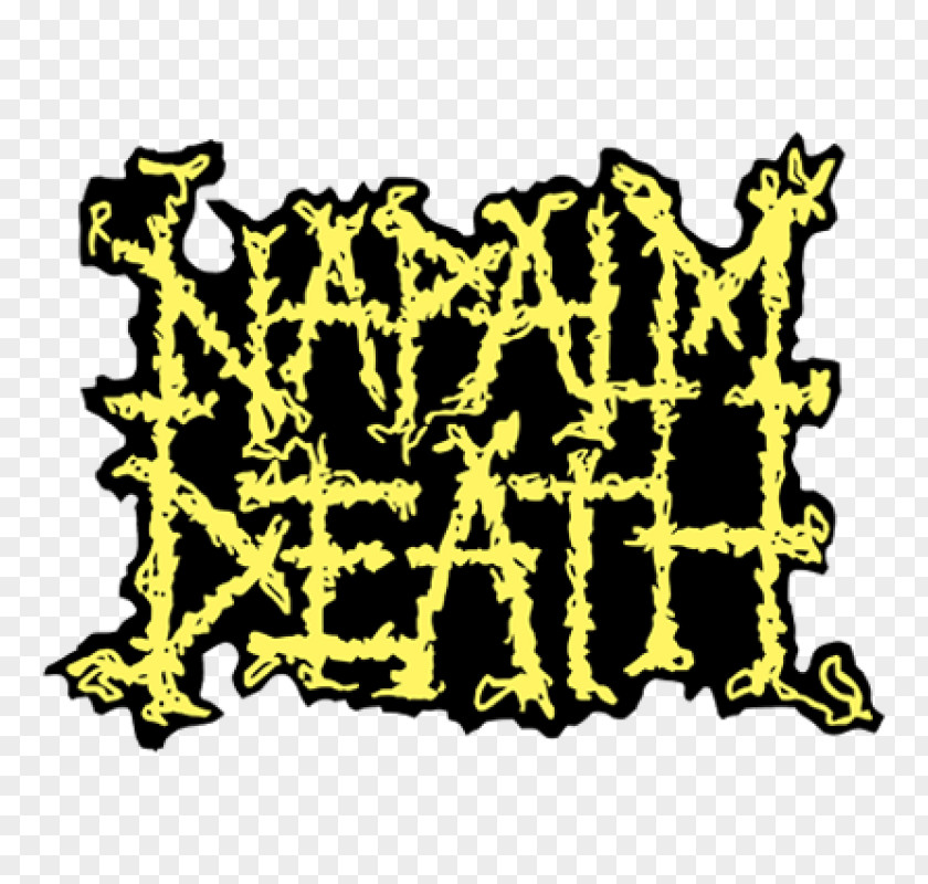 Yellow Submarine Meanies Napalm Death Metal Grindcore Heavy Logo PNG