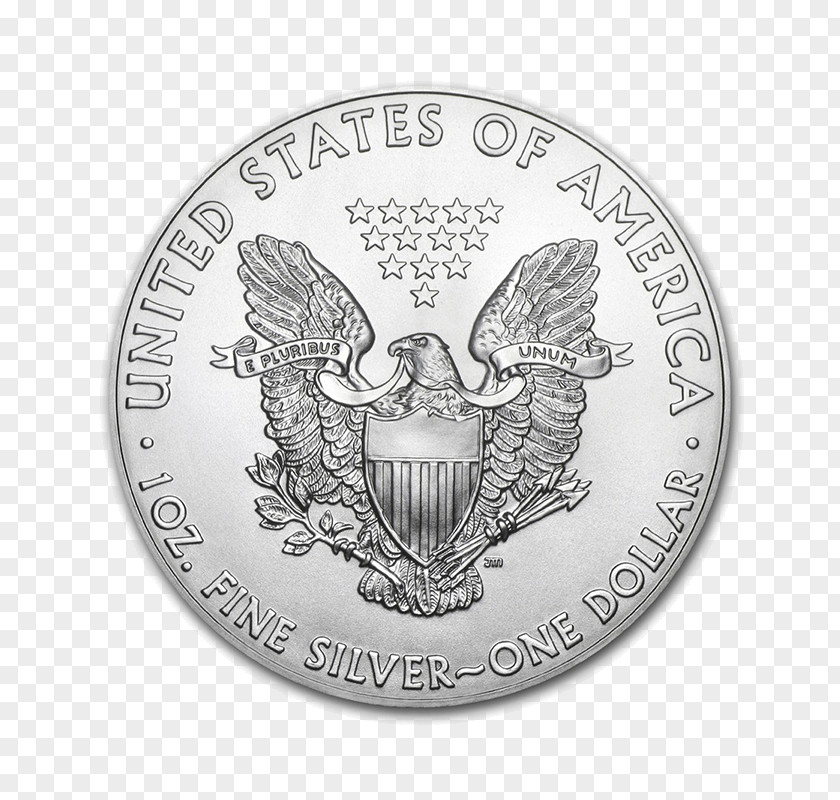 American Liberty Silver Medal Eagle Bullion Coin PNG