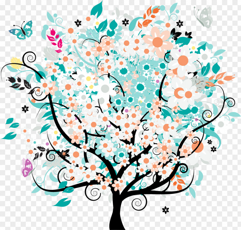 Four Seasons Tree Treelet Branch PNG