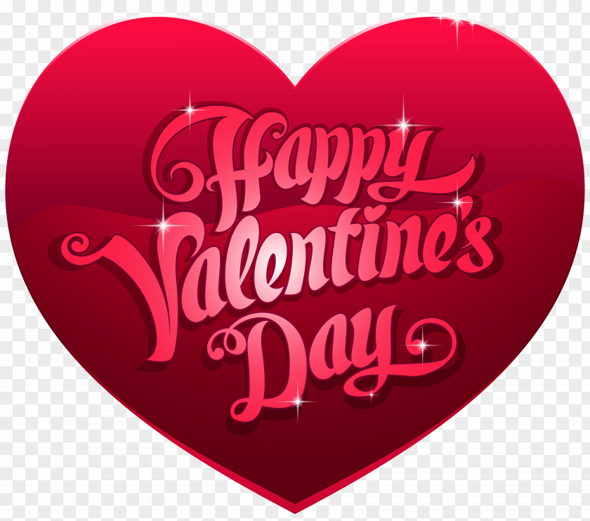 Happy Valentine's Day Heart PNG Clip Art Image PNG