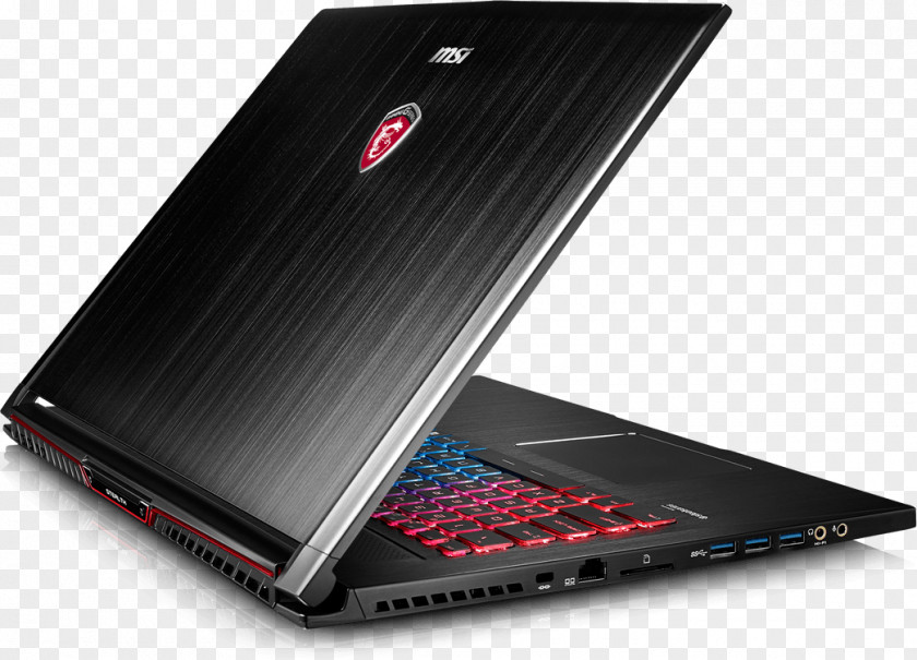 Laptop Intel Kaby Lake MSI GS73VR Stealth Pro PNG