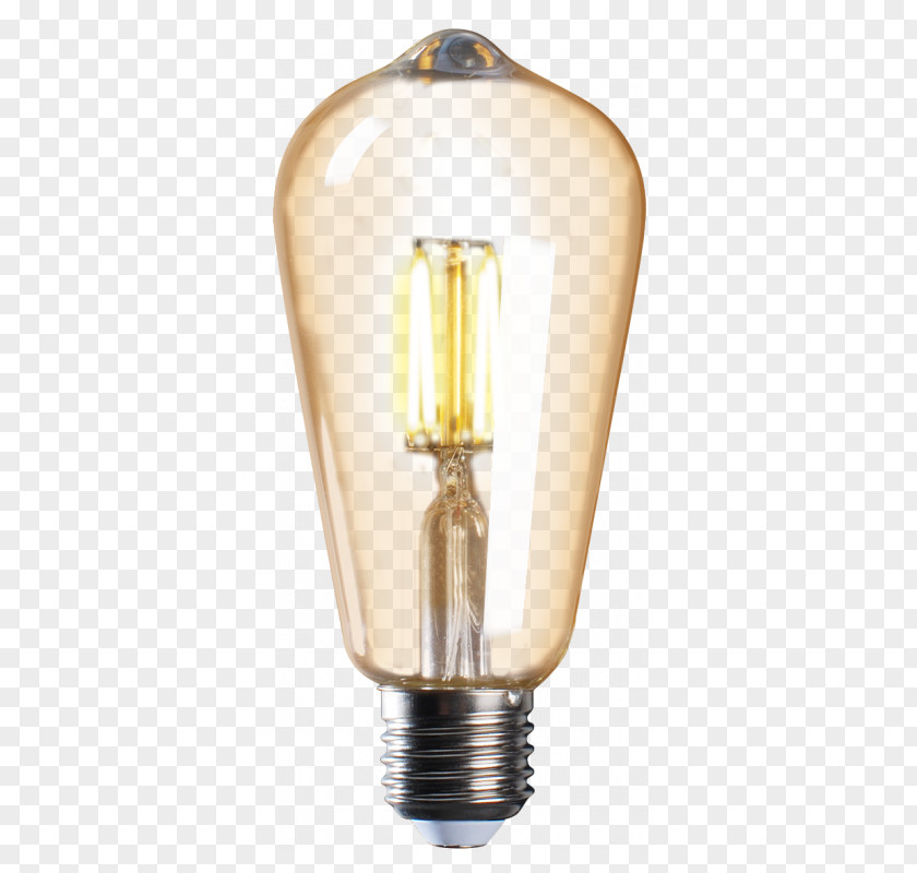 Light Incandescent Bulb LED Lamp Edison Screw PNG