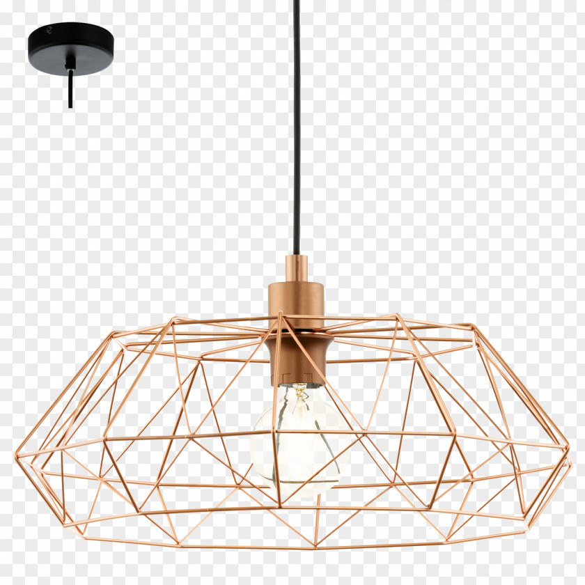 Cardigan Copper Lamp Chandelier Incandescent Light Bulb PNG
