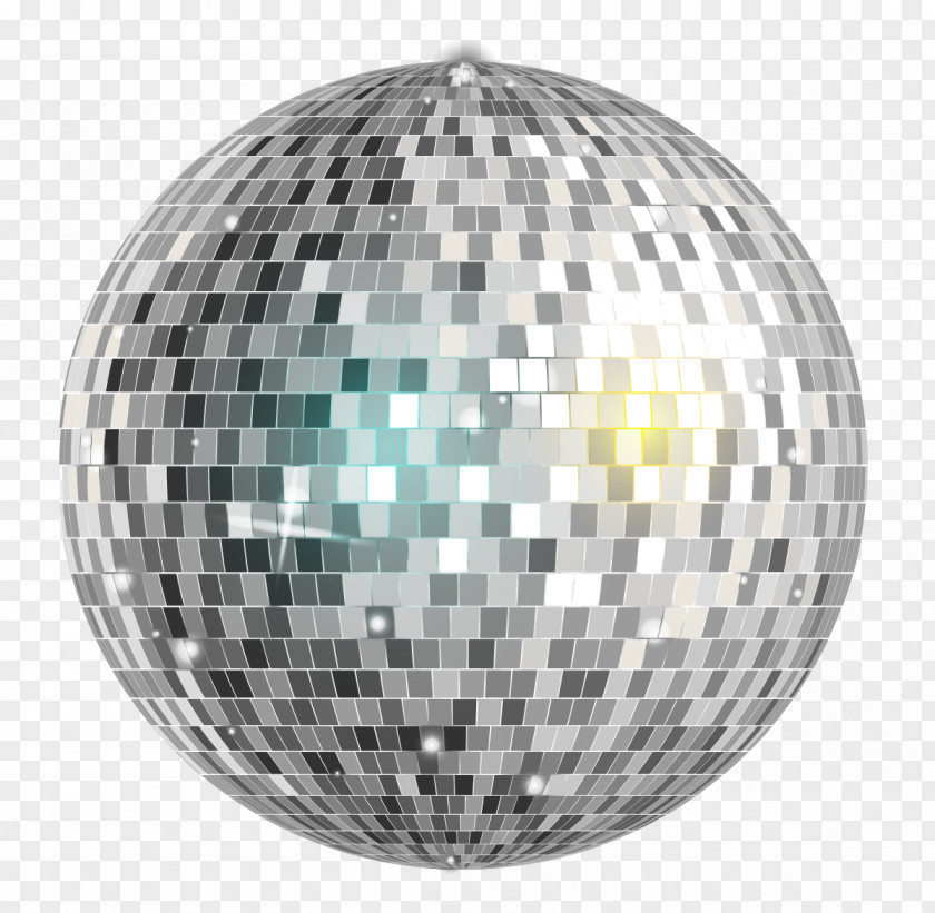 Grey Disco Ball Vector Nightclub PNG