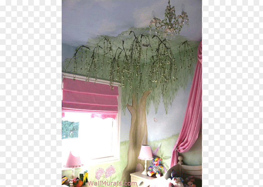 Mural Painting Tree Wall Decal PNG