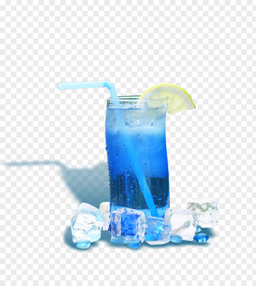 Cool Summer Drink Blue Hawaii Sea Breeze Drinking PNG