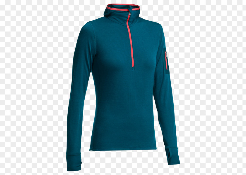 Half Zip Hood T-shirt Decathlon Group Clothing Running Sleeve PNG