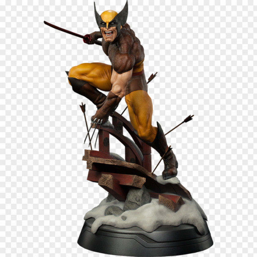Wolverine Hulk Statue Sideshow Collectibles Sculpture PNG