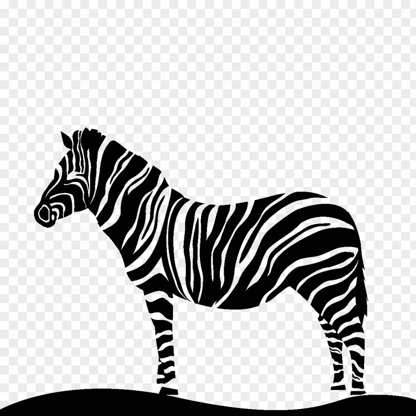 Zebra Horse Sticker Silhouette Animal PNG