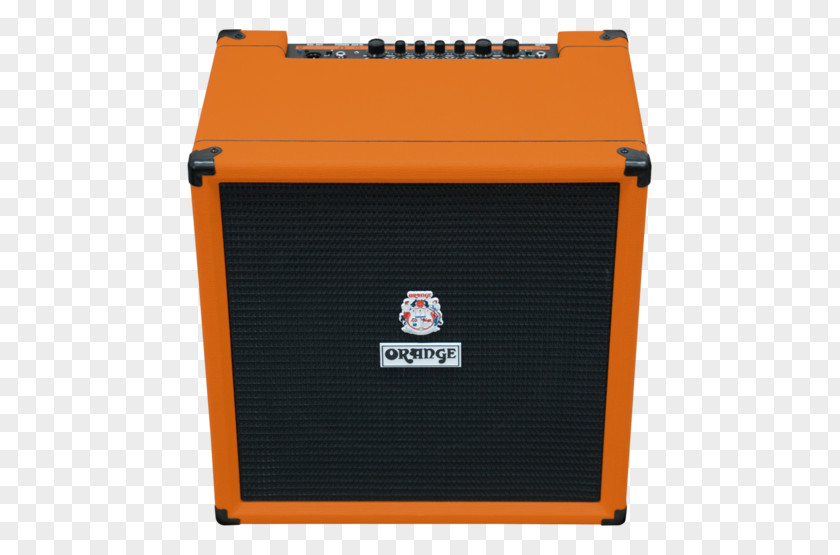 Bass Guitar Amplifier Double Orange Crush 50 PNG