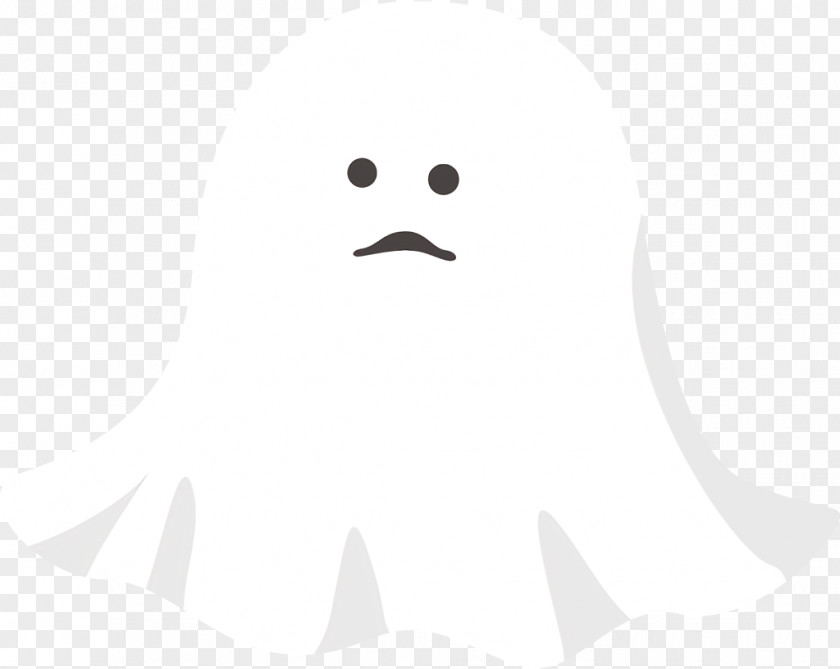 Blackandwhite Head Ghost Halloween PNG