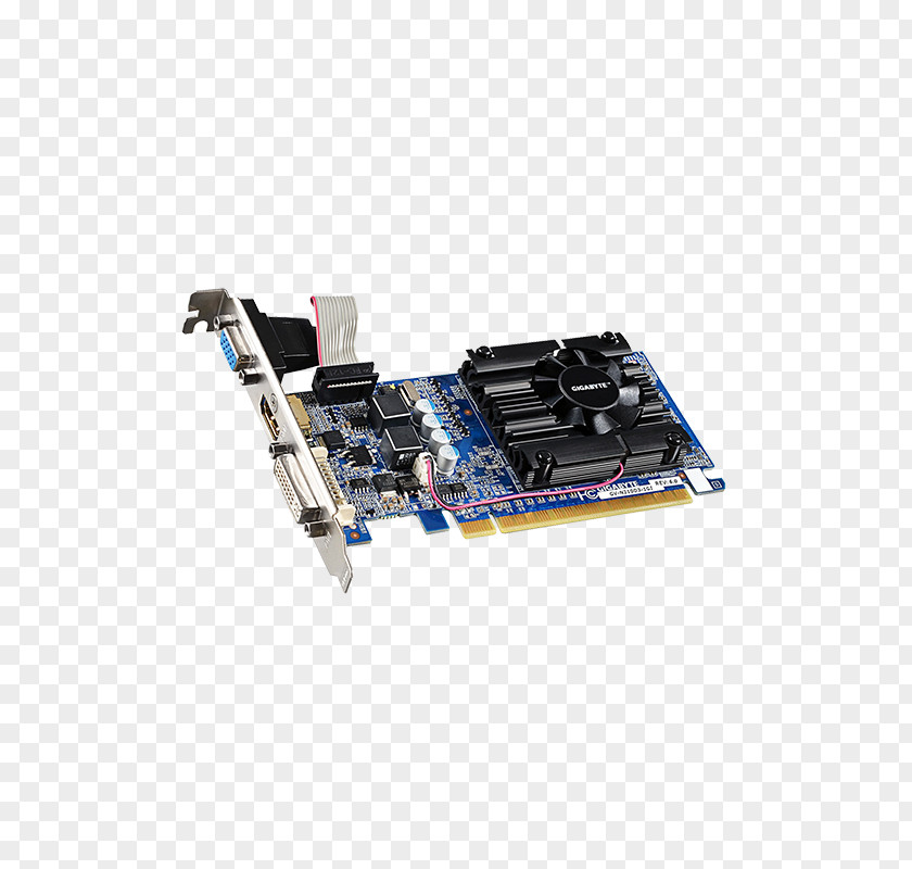 Computer Graphics Cards & Video Adapters NVIDIA GeForce 210 DDR3 SDRAM GT 710 PNG