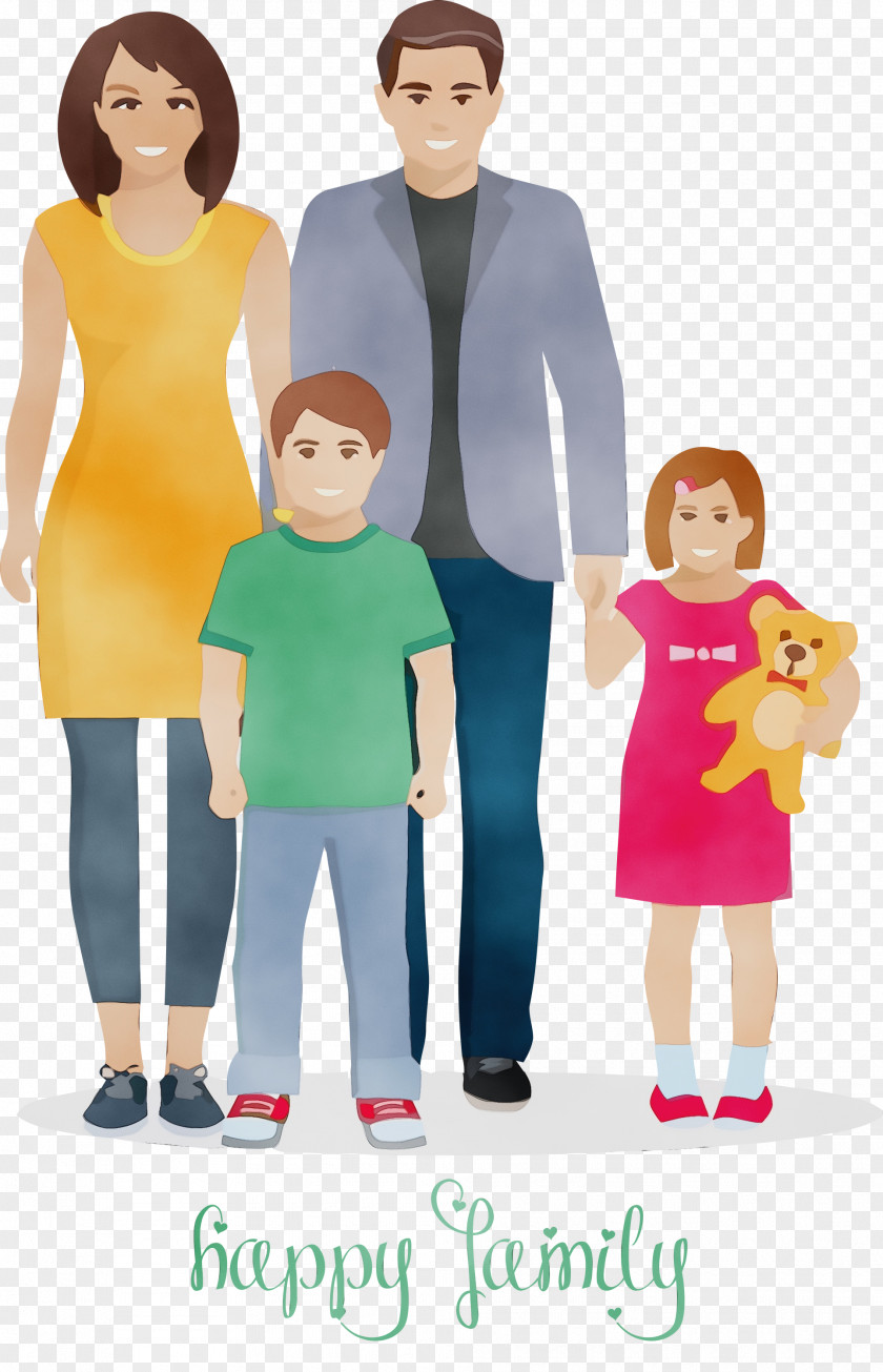 People Cartoon Child Fun Family PNG