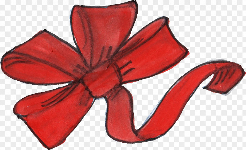 Red Ribbon Drawing PNG