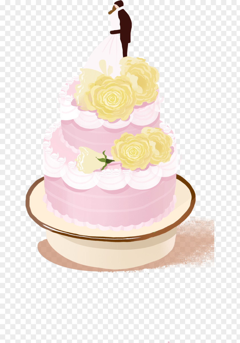 Cake Wedding Sugar Torte Buttercream Frosting & Icing PNG