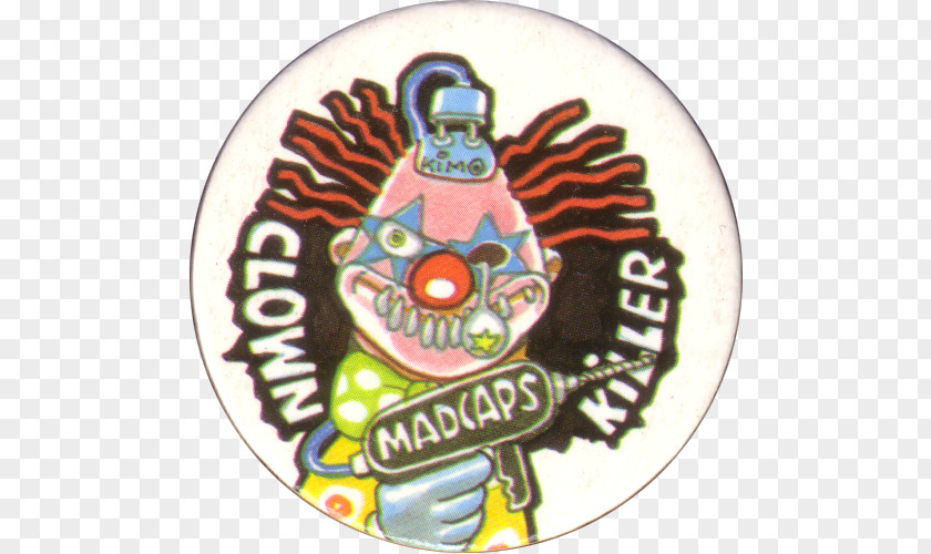 Killer Clown Badge Font PNG
