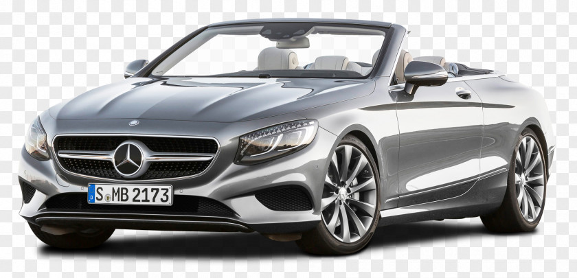 Silver Mercedes Benz S Class Cabriolet Car 2017 Mercedes-Benz S-Class Convertible International Motor Show Germany SL-Class PNG