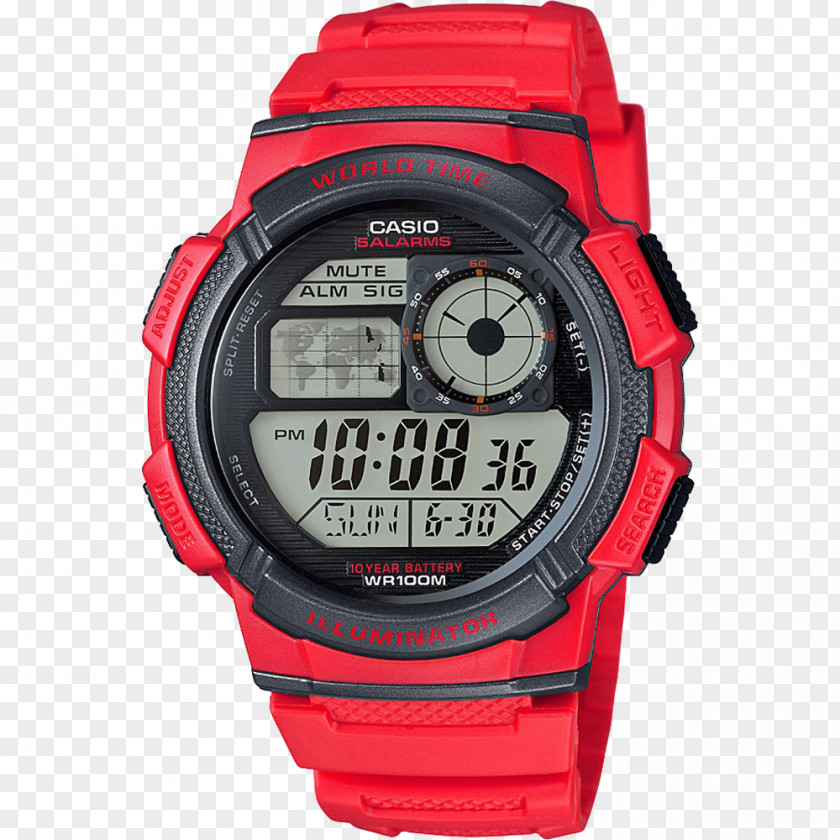 Watch Casio Strap Illuminator Clock PNG