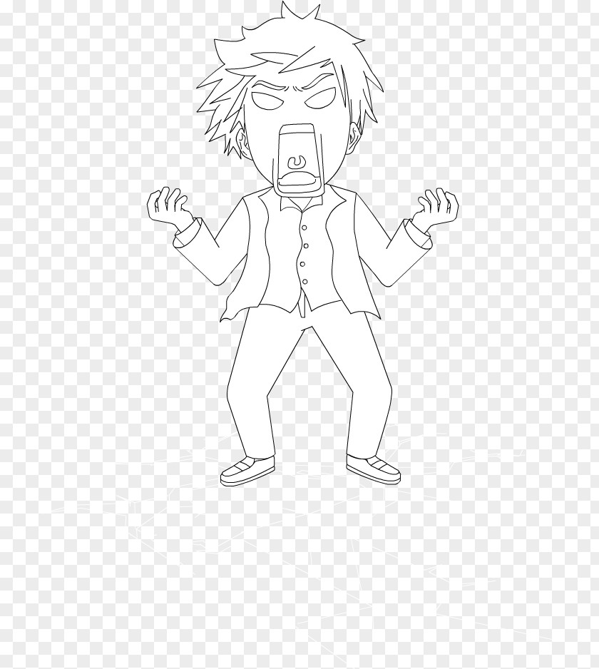 Angry Man Cartoon Drawing Sketch PNG
