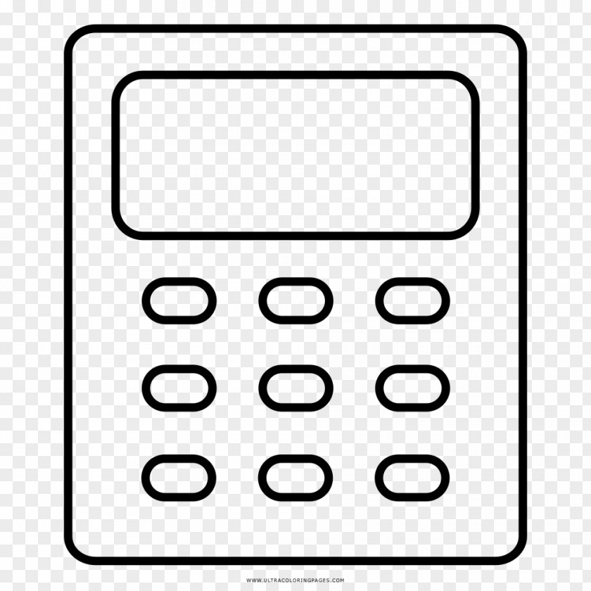 Calculator Drawing Coloring Book Numeric Keypads PNG