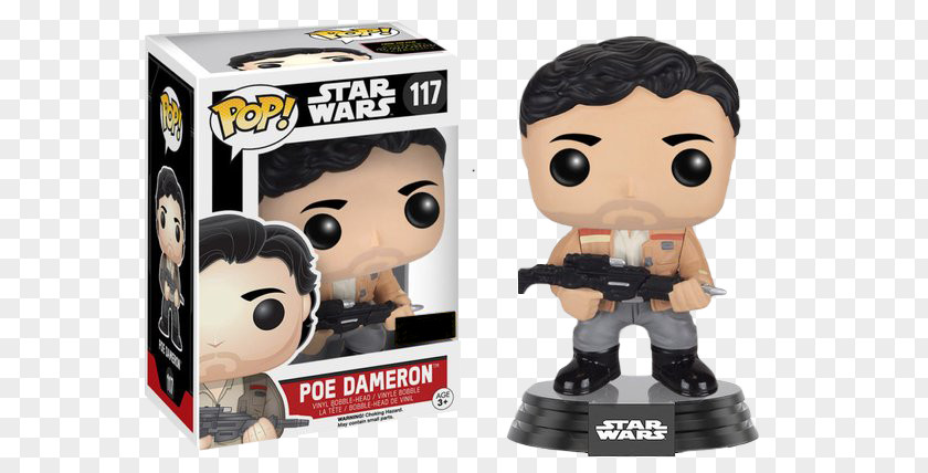 Playmobil Blind Bags FunKo Star Wars Episode 7 Pop! Poe Dameron PNG