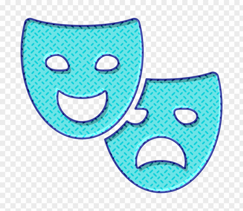 Smiley Emoticon Theatre Masks Icon Art Birthday Party PNG