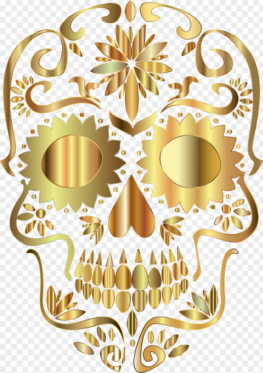 Sugar Calavera Skull Bone Desktop Wallpaper Clip Art PNG