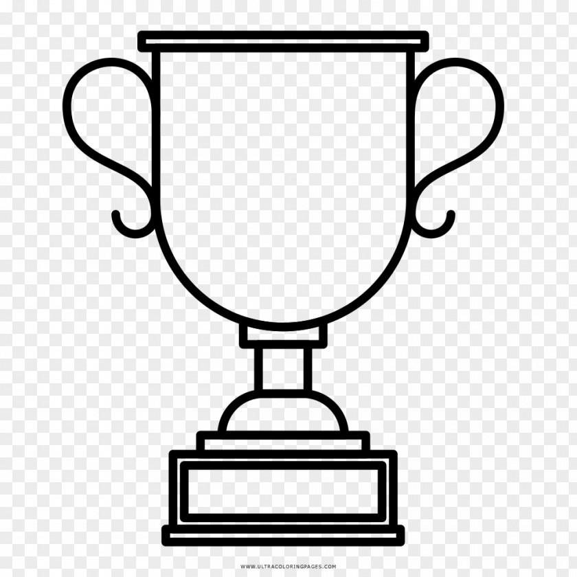 Trophy Drawing Coloring Book Line Art PNG