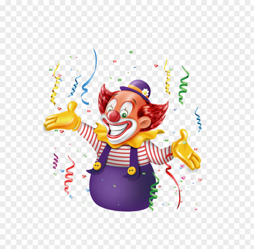 Clown Clip Art Illustration Image PNG