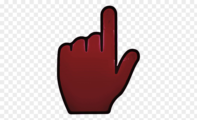 Gesture Hand Red Background PNG