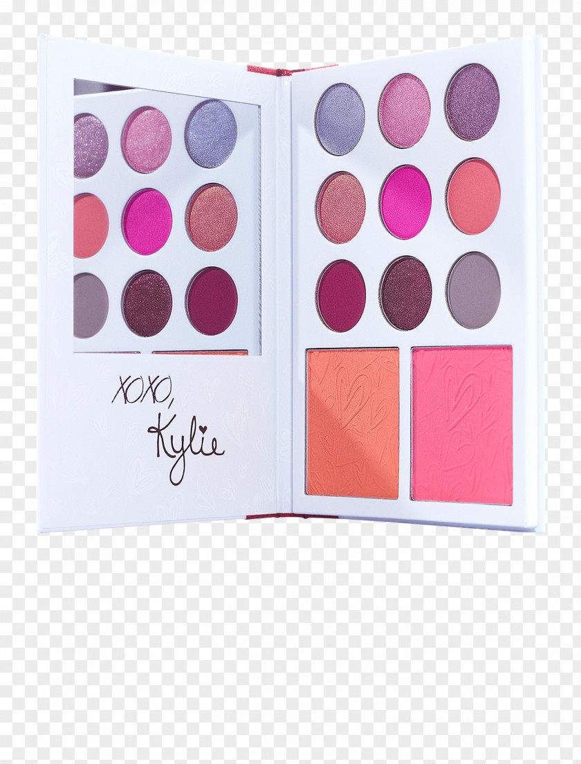 Matte Kylie Cosmetics Rouge Eye Shadow Palette PNG