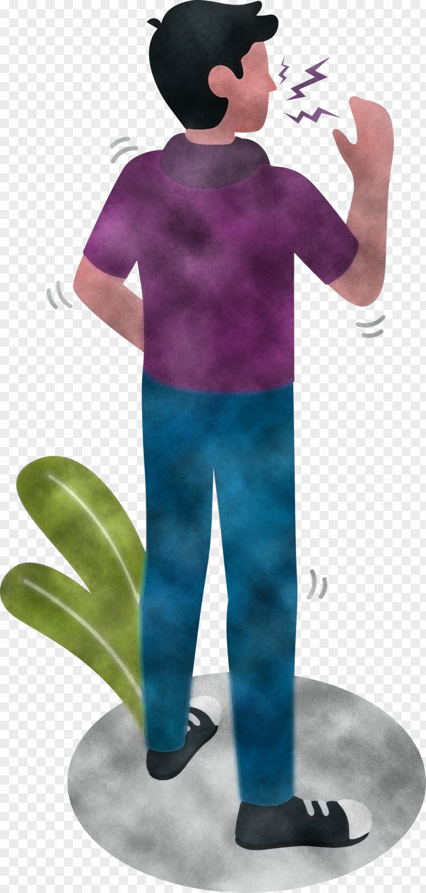 Purple Figurine Behavior Human PNG