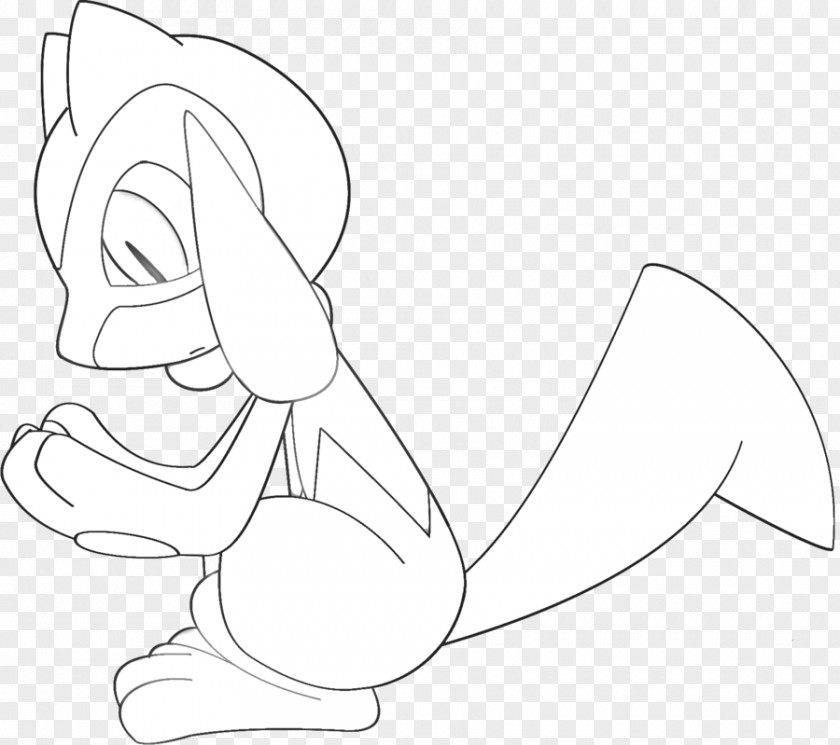 Straight Line Lucario Black And White Drawing Art Riolu PNG