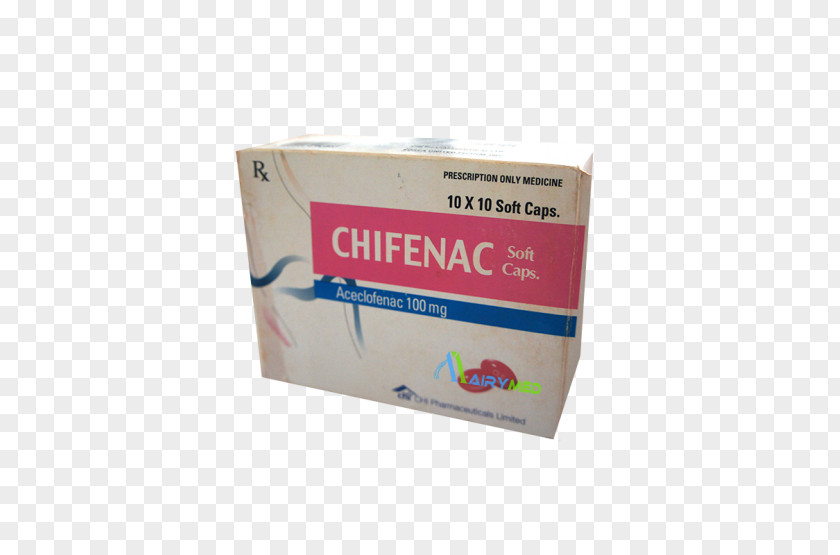 Aceclofenac Carton PNG