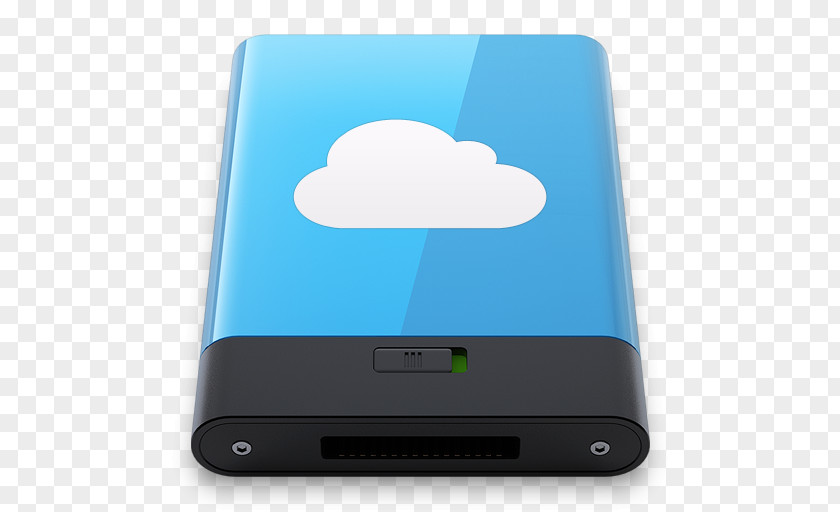 Blue IDisk W Electronic Device Gadget Multimedia PNG