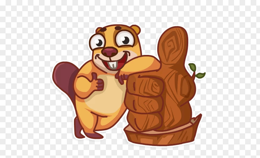 Eurasian Beaver Telegram Sticker Rodent Clip Art PNG