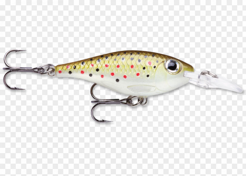 Fishing Plug Spoon Lure Rapala Brown Trout PNG