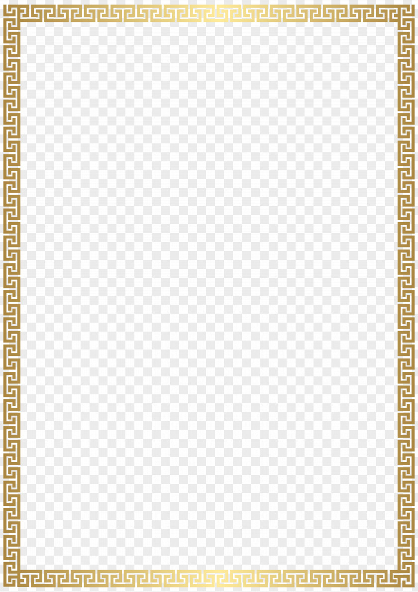 Golden Border Cliparts Rectangle PNG