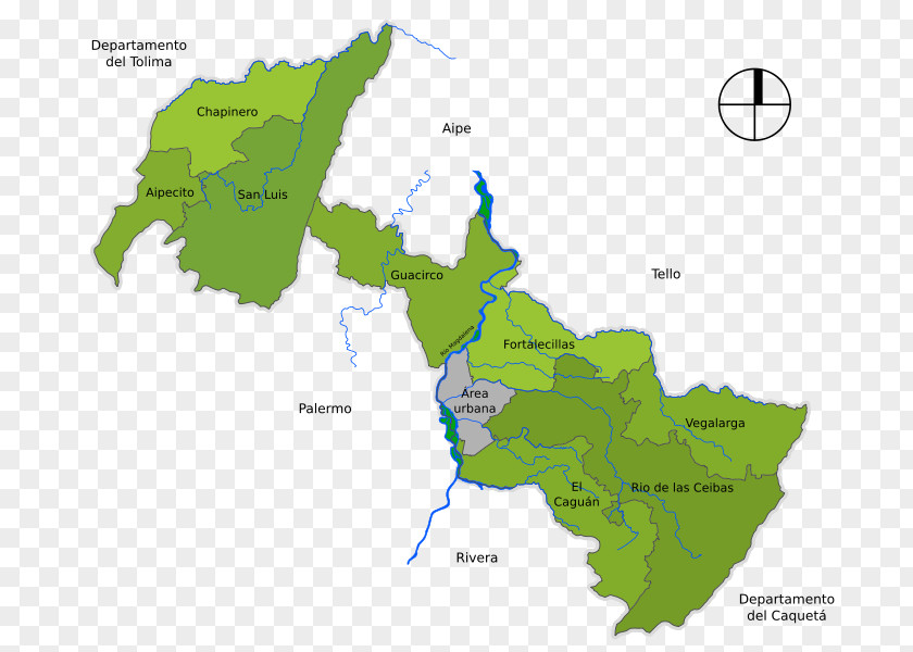 Map Neiva, Huila Chapinero Yarumal Popayán Municipality Of Colombia PNG
